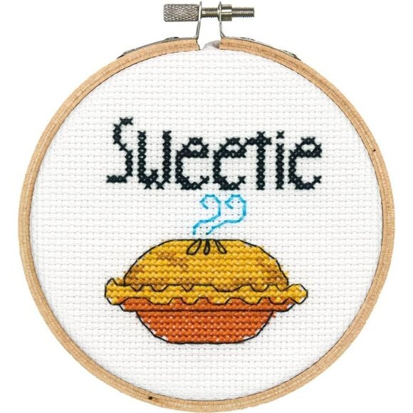 Cross Stitch Kit Dimensions Sweetie Pie Stitch Wits #72-74845 New Sealed - Picture 2 of 5